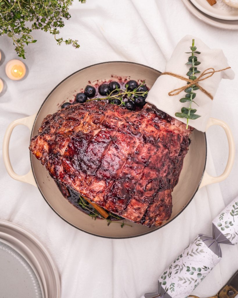 Christmas recipe feature - Blueberry glazed ham